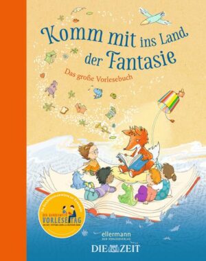 Vorlesezeit für die ganze Familie im Zeichen des Bundesweiten Vorlesetages Der Bundesweite Vorlesetag ist ein öffentlichkeitswirksames Zeichen für die Bedeutung des Vorlesens und die Freude und die Begeisterung für Bücher, die das Vorlesen weckt. Seien Sie dabei: mit vielen neuen Freundschaftsund Gutenachtgeschichten, Lach- , Familienund Tiergeschichten. Kurz: Reisen Sie ins Land der Fantasie. Mit Geschichten von Paul Maar, Martin Baltscheit, Cornelia Funke, Sabine Ludwig, Kirsten Boie, Antonia Michaelis, Andrea Schütze, Otfried Preußler und vielen, vielen mehr. Komm mit ins Land der Fantasie ist ein wunderschön ausgestatteter Vorleseband mit neuen Geschichten bekannter und beliebter Autoren sowie humorvollen Gedichten von Cornelia Boese für Kinder ab vier Jahren.