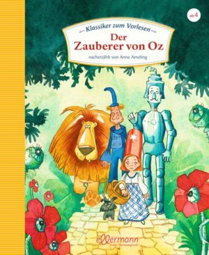 "Klassiker zum Vorlesen. Der Zauberer von Oz", neu erzählt von Anne Ameling und bezaubernd illustriert von Iris Hardt, bringt die magische Geschichte von L. Frank Baum in einer kindgerechten Version zu jungen Lesern ab 4 Jahren. Das Buch erzählt von Dorothy, die zusammen mit ihrem Hund Toto durch einen Sturm weit weg von Zuhause in das fantastische Land Oz getragen wird. Dort trifft sie auf den Strohmann, der sich Verstand wünscht, den Blechmann, der sich ein Herz ersehnt, und den furchtsamen Löwen, der sich mehr Mut erhofft. Gemeinsam begeben sie sich auf eine abenteuerliche Reise zum Zauberer von Oz, in der Hoffnung, dass er ihre Wünsche erfüllen kann. Diese zeitlose Erzählung vermittelt wichtige Werte wie Mut, Freundschaft und die Erkenntnis, dass wahre Stärke oft im Inneren zu finden ist. Die modernisierte Sprache, die liebevollen Illustrationen und die Anpassung an die jüngere Zielgruppe machen dieses Buch zu einem idealen Vorleseerlebnis für Familien und pädagogische Einrichtungen. Kindgerechte Neuerzählung: Speziell für Kinder ab 4 Jahren aufbereitet, macht klassische Literatur zugänglich und verständlich. Lehrreiche Botschaften: Fördert die Entwicklung von Werten wie Mut, Selbstakzeptanz und die Kraft der Freundschaft. Wunderschöne Illustrationen: Jede Seite ist liebevoll und farbenfroh gestaltet, was das Interesse der Kinder weckt und ihre Vorstellungskraft anregt. Gelistet bei Antolin: Empfohlen für die Lesebildung, unterstützt das Buch Kinder beim Erlernen des Lesens und Verstehens. Bekannte Charaktere in neuem Licht: Beliebte Figuren wie Dorothy, der Strohmann, der Blechmann und der Löwe werden für eine neue Generation von Lesern lebendig. Interaktives Vorleseerlebnis: Kurze Kapitel und eine klare Gliederung erleichtern das Vorlesen und machen das Buch zu einem idealen Begleiter für gemeinsame Lesezeiten. Pädagogisch wertvoll: Neben Unterhaltung bietet das Buch Anknüpfungspunkte für Gespräche über persönliche Stärken und die Bedeutung von Teamarbeit. Bewährter Klassiker in frischem Gewand: Bringt die zeitlose Geschichte vom "Zauberer von Oz" in die Gegenwart und eröffnet jungen Lesern den Zugang zu einem literarischen Schatz.