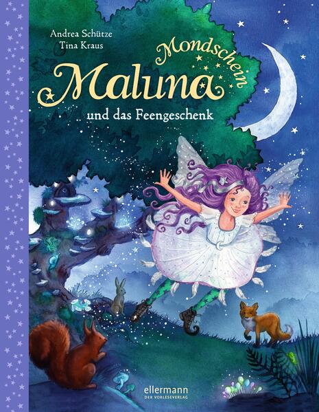 Maluna Mondschein als Bilderbuch. Zeit für Feengeschenke! Aber heute Nacht ist es ganz schrecklich dunkel und immer neue Wolken schieben sich vor Mond und Sterne. Wie soll Maluna da nur alle Höhleneingänge und Fensterbretter finden? Doch am Ende ist ihr Rucksack leer und die kleine Gutenacht- Fee kehrt glücklich nach Hause zurück. Nur komisch, dass der kleine Drache am nächsten Morgen gleich eine ganze Fensterbank voll mit Feengeschenken fi ndet! Was ist bloß passiert. Zum Glück hat der kleine Drache eine tolle Idee, was jetzt zu tun ist. Das erste Bilderbuch der beliebten Gutenacht- Fee mit wunderschönen, liebevollen und detailreichen Illustrationen sowie Feenglitzer auf dem Cover.