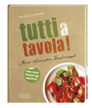 Klassisch und vegetarisch - oder: Wie koche ich eigentlich eine vegetarische Carbonara? Selbstverständlich gibt es eine Vielzahl vegetarischer Gerichte in der Cucina italiana. Was aber ist, wenn man sich fleischlos ernähren, auf Klassiker wie Vitello tonnato, Bolognese und Spaghetti Carbonara aber dennoch nicht verzichten möchte? Dieses Buch bietet die Lösung, denn es versammelt Freunde der italienischen Küche ebenso wie Liebhaber fleischloser Kost an einem Tisch. Der Clou: Jedes Rezept ist gleich zweimal vorhanden - einmal klassisch, und einmal als vegetarische Variante. So kann man jedes Mal aufs Neue entscheiden, ob man die klassische Variante bevorzugt, oder die italienische Küche fleischlos neu erfahren möchte.Als Italienerin, mit einer selbstverständlich grandios kochenden Mamma, wurde Micaela Stermieri schon als Kind in die Geheimnisse der italienischen Küche eingeführt. In ihrem Kochbuch vereint sie nun sowohl ihre Liebe zur klassischen Cucina italiana als auch ihre Experimentierfreudigkeit mit vegetarischen Produkten