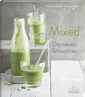 Die neue Smoothie-Generation • 50 aufregende neue Smoothies dank einfacher Tricks Nüsse, Gewürze und Superfoods geben den besondern Kick • Rezepte für jede Jahreszeit Saisonales Obst und Gemüse bietet die meisten Vital- und Nährstoffe Smoothies sind mehr als die Summe ihrer Zutaten. Und doch: So pur und unverarbeitet nehmen wir selten Lebensmittel zu uns. Daher brauchen wir für die Basis unserer cremigen Mixgetränke die besten Zutaten, die wir kriegen können. Neben saisonalem Obst und Gemüse machen Nüsse, Gewürze, Trockenfrüchte, Körner, Samen und Superfoods unsere Smoothies zu etwas ganz besonderem! Und so kann aus einem schlichten Smoothie mit ein paar Handgriffen ein aufregender Drink werden!