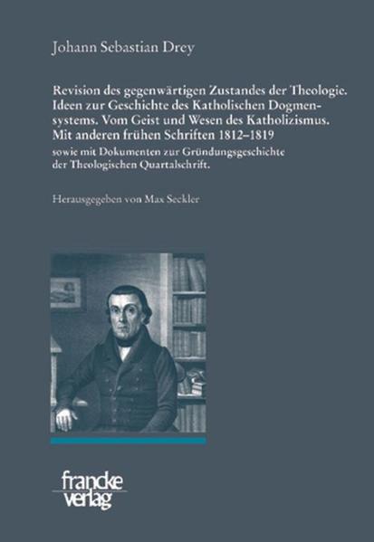 Gegenstand dieses Bandes ist die kritische Edition von 27 Schriften aus der Feder von Johann Sebastian Drey (1777-1853), dem Begründer der Katholischen Tübinger Schule, den man im Hinblick auf die Neuheit und Fruchtbarkeit seines theologischen Denkens als den "Founder" und "Church Father at Tübingen" (Thomas F. O'Meara) bezeichnet hat. Der Schwerpunkt der Edition liegt auf den Abhandlungen, die er in der ersten Phase seines theologischen Schaffens veröffentlichte: Revision des gegenwärtigen Zustandes der Theologie (1812), Millenniumsschrift (1814), Beichtschrift (1815), Oratio (1817/19) und Vom Geist und Wesen des Katholicismus (1819), dazu das Autograph seiner Vorlesung zur Geschichte des Katholischen Dogmensystems (1812/13), das hier erstmals kritisch ediert wird. In diesen Texten hat Drey programmatisch die Grundzüge für sein eigenes Werk und für eine epochale Neuorientierung der katholischen Theologie entwickelt. Es eignet ihnen ein "eigentümlicher Zug freudiger Frische und genialer Jugendlichkeit", der "Glanz neu aufgehenden Lichtes kräftiger Gedanken" und "ursprünglicher geistiger Erfahrung" (Bernhard Welte). Darüber hinaus sind in diesem Band sämtliche verfügbaren Dokumente zur Gründungsgeschichte der Theologischen Quartalschrift zusammengestellt. Aus ihnen geht auch die Führungsrolle Dreys für den Charakter dieser Zeitschrift hervor. Eine dritte Gruppe von Texten vereint unter der Bezeichnung Miscellanea 1819-1835 die 19 Texte, in denen Drey in diesem Zeitraum mit Erläuterungen, Berichten und Analysen zum kirchlichen Zeitgeschehen sich äußerte. Den hier edierten Texten sind zur historischen und aktuellen Erschließung großenteils monographieartige Einleitungen des Herausgebers beigefügt, die auch Forschungsbeiträge enthalten, die zu tiefgehenden Korrekturen gängiger Auffassungen führen und das Frühwerk Dreys in einem neuen Licht erscheinen lassen. Mit dem vorliegenden Band, dem in der Tübinger Ausgabe (TüA) der Nachgelassenen Schriften Dreys 1997 die Edition seines Theologischen Tagebuchs (TüA 1), 2003 seiner Praelectiones dogmaticae (TüA 2) und 2007 seiner Kurzen Einleitung in das Studium der Theologie (TüA 3) vorausgegangen ist, wird nunmehr zusammen mit ihm als TüA 4 das ganze theologische Frühwerk vollständig dokumentiert und dieses in seiner Einheitlichkeit erkennbar sein.