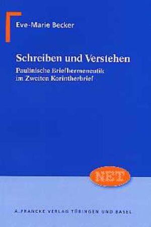 Briefliche Kommunikation und Neues Testament Im 2. Korintherbrief äußert sich Paulus am umfassendsten zum Thema "Kommunikation des Apostels mit einer Gemeinde". In Briefform entwirft er eine eigene briefhermeneutische Konzeption. Er wählt dabei eine metakommunikative Sprachebene. Dies führt zu Fragen, die schon die antiken Autoren kannten und die heute Exegeten und Sprach- wie Literaturwissenschaftler bewegen: Überlegungen zum Verhältnis von Mündlichkeit und Schriftlichkeit, zur Briefproduktion und -rezeption und zu einer Brieftypologie. Die Studie untersucht weiterhin mit Hilfe von Philologie, Papyrologie und Sprach- und Literaturwissenschaften die allgemein-antiken Produktions- und Rezeptionsbedingungen des 2. Korintherbriefes. Sie entwickelt ein eigenständiges literarhistorisches Modell, das den 2. Korintherbrief als eine nachträgliche Brief-Sammlung erklärt, die aus ursprünglich vier bis fünf Einzelbriefen bestand.