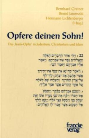 Die berühmte Geschichte von Isaaks Opferung bzw. Bindung (Genesis 22), die in den drei monotheistischen Weltreligionen zu den Basistexten gehört, hat nicht nur die Theologen und Philosophen, sondern auch die Dichter und Künstler seit je herausgefordert. Was ist das für ein Gott, der, wenn auch nur zur Probe, von Abraham verlangt, seinen einzigen, geliebten Sohn ans Messer zu liefern? Oder will die Geschichte vom 'Isaak-Opfer' auf etwas anderes heraus? Der Band versammelt 12 Beiträge aus den Fächern Theologie, Philosophie, Psychologie, Kunst- und Literaturwissenschaft sowie Judaistik und Islamwissenschaft, die im Frühjahr 2003 auf einem Internationalen Symposion an der Universität Tübingen gehalten wurden. Ein Anhang zur Ikonographie des 'Isaak-Opfers' in der jüdischen, christlichen und islamischen Kunst rundet den Band ab.