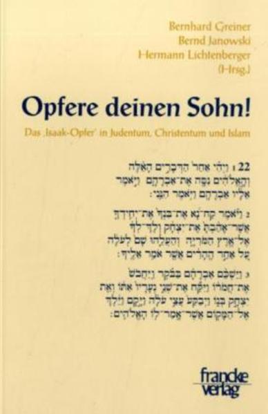 Die berühmte Geschichte von Isaaks Opferung bzw. Bindung (Genesis 22), die in den drei monotheistischen Weltreligionen zu den Basistexten gehört, hat nicht nur die Theologen und Philosophen, sondern auch die Dichter und Künstler seit je herausgefordert. Was ist das für ein Gott, der, wenn auch nur zur Probe, von Abraham verlangt, seinen einzigen, geliebten Sohn ans Messer zu liefern? Oder will die Geschichte vom 'Isaak-Opfer' auf etwas anderes heraus? Der Band versammelt 12 Beiträge aus den Fächern Theologie, Philosophie, Psychologie, Kunst- und Literaturwissenschaft sowie Judaistik und Islamwissenschaft, die im Frühjahr 2003 auf einem Internationalen Symposion an der Universität Tübingen gehalten wurden. Ein Anhang zur Ikonographie des 'Isaak-Opfers' in der jüdischen, christlichen und islamischen Kunst rundet den Band ab.