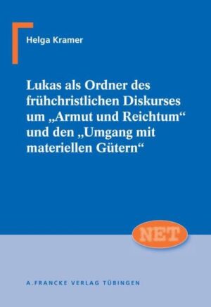 "Wie sollen Christen mit Besitz umgehen? Wie können Reiche zur christlichen Gemeinde gehören?"-Im Lukasevangelium und besonders im lukanischen Sondergut finden sich zu diesen Fragen divergierende Aussagen. Die vorliegende Studie deutet dies als Indiz für einen kontrovers geführten Diskurs um das Thema Armut und Reichtum und den Umgang mit materiellen Gütern. Der Studie liegt nicht daran, ein lukanisches Konzept zu erschließen, sondern die Geschichte eines Diskurses zu rekonstruieren. Die Diskursanalyse interpretiert die einschlägigen Texte als Diskursstrang in einem ethischen Diskurs, der geführt werden musste, als sich die Frage des Umgangs mit materiellen Gütern als unumgängliche ethische Frage für christliches Leben darstellte. Antworten wurden in der Jesusüberlieferung gesucht und gefunden. Das lukanische Sondergut fand neben den anderen Diskurssträngen Mk und Q den Weg ins Lukasevangelium. Im Schlussteil der Studie wird untersucht, wie Lukas in seinem Evangelium diese drei konkurrierenden Diskursstränge zum Thema Armut und Reichtum und dem Umgang mit materiellen Gütern ordnete.