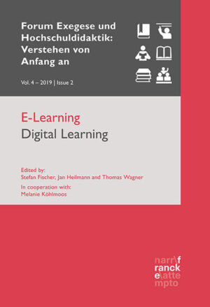 Contributions Jan Heilmann / Stefan Fischer / Thomas Wagner E-Learning in der Exegese David N. Field Inter-Contextual learning / education via the Internet Heike Seehagen-Marx / Thomas Wagner Lehre digital planen Simone Paganini Lernen wie im Spiel Project in Progress Wido van Peursen / Ernst Boogert Database-Driven Digital Learning Teaching Examples Ann-Christin Grüninger Bibelkunde-Quiz zur Selbstüberprüfung Annett Giercke-Ungermann Ist da jemand? Frontend Peter Malik http://ntvmr.uni-muenster.de/de New Testament Virtual Manuscript Room Book Reviews Interview with ... Jan Joosten