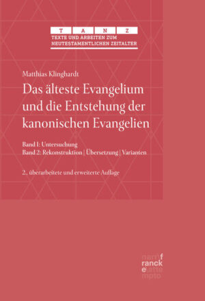 Die Studie beschreibt den Ursprung und den Weg der Evangelientradition vom Anfang bis zum kanonischen Vier-Evangelienbuch. Sie legt dar, dass das marcionitische Evangelium das älteste Evangelium ist, das von allen kanonischen Evangelien benutzt und bearbeitet wurde. Die Folge dieser sehr genau begründeten These ist ein neues Bild von der Entstehung der Evangelien. Es unterscheidet sich grundlegend von allen anderen Modellen (z.B. der Zwei-Quellentheorie)-mit weitreichenden Konsequenzen für viele wichtige Bereiche der neutestamentlichen Wissenschaft. Die erste Auflage hatte eine intensive Diskussion ausgelöst. Diese ist in der überarbeiteten und erweiterten Neuauflage berücksichtigt worden und hat zu vielen verbesserten Rekonstruktionsentscheidungen geführt. Ein ausführliches Nachwort setzt sich kritisch mit Einwänden und der neueren Forschung auseinander.