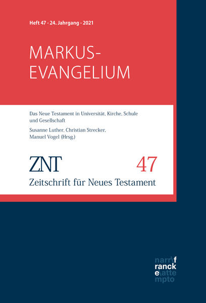 Das Markusevangelium, lange Zeit als theologisch und erzählerisch anspruchsloser Text verkannt, steht seit etwa sechs Jahrzehnten zunehmend im Interesse der Forschung. Längst gibt es innerhalb der neutestamentlichen Wissenschaft eine vitale eigene Markus-Forschung, die neue text-, kultur-, literatur- und sozialwissenschaftliche Methoden an diesem nur scheinbar einfach gestrickten Evangelium ausprobiert. Das vorliegende Heft der ZNT informiert über Trends der gegenwärtigen Markus-Forschung und setzt mit jedem seiner Beiträge eigene Akzente. Mit Beiträgen von Eve-Marie Becker, Reinhard von Bendemann, Claire Clivaz, Gudrun Guttenberger, Sandra Huebenthal, Heidrun E. Mader, Günter Röhser und Manuel Vogel