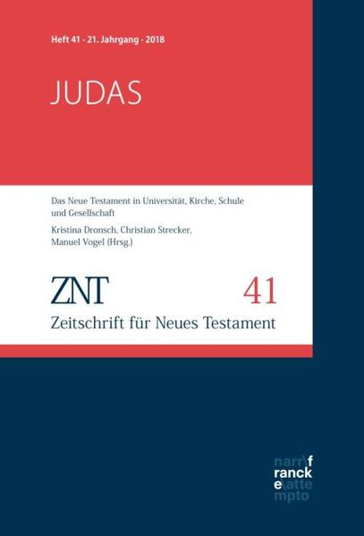 Das aktuelle Heft der ZNT befasst sich mit einer neutestamentlichen Figur, die der Jesus-Erzählung der Evangelien immer wieder ein breites öffentliches Interesse weit jenseits kirchlicher, schulischer und akademischer Milieus beschert. Die finstere und tragische Gestalt des Judas übt allem Anschein nach auch dort einen bleibenden Reiz aus, wo das Neue Testament sonst kaum oder gar nicht vorkommt. Judas animiert zur literarischen und künstlerischen Beschäftigung ebenso wie zum engagierten religiösen Streitgespräch. Die Beiträge des vorliegenden Heftes nähern sich der Figur des Judas an im Rückgriff auf die neutestamentlichen Texte, auf apokryphe Quellen sowie auf ihre schon im Neuen Testament anhebende und bis heute fortdauernde Rezeptionsgeschichte. Mit Beiträgen von Kristina Dronsch, Simon Gathercole, Martin Meiser, Paul Metzger, Ralf Miggelbrink, B.J. Oropeza, Günter Röhser und Fredrik Wagener