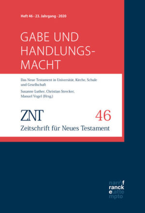 Das Thema "Gabe und Handlungsmacht" trägt einem neu erschlossenen Forschungsfeld Rechnung, das sich dem Interesse der neutestamentlichen Wissenschaft an philosophischen und anthropologischen Diskursen zum Phänomen der Gabe verdankt. Da die Begriffe "Gnade" und "Gabe" semantisch weitreichende Gemeinsamkeiten aufweisen, liegt die Relevanz des Themas für die neutestamentliche Rede von Gott auf der Hand: Gottes Gnade stiftet ebenso wie menschliche Akte des Schenkens bzw. Gebens eine Beziehung, und die Frage lautet, wie weit in den antiken Vorstellungszusammenhängen der neutestamentlichen Schriften die Analogien zwischen göttlicher Gnade und menschlichem Geben reichen. Steht Gottes Gnade für das (menschlich unerreichbare?) Ideal der "reinen Gabe" oder hat auch das göttliche Gnadenhandeln einen Verpflichtungs- und Machtcharakter? Mit Beiträgen von Michael Rydryck, John M. G. Barclay, Lutz Doering, Christian Strecker, Stefan Schreiber, Wolfgang Kraus und Veronika Hoffmann.