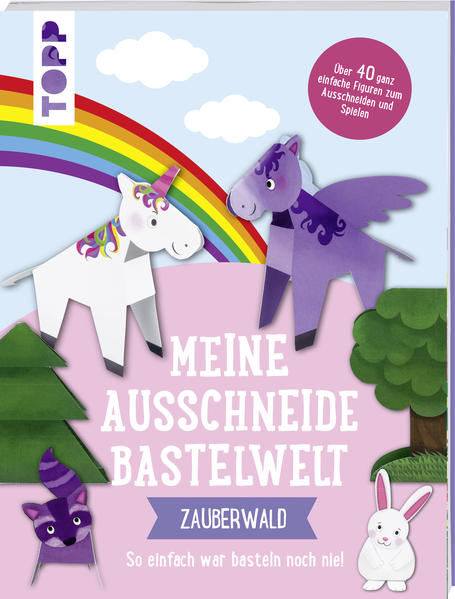 So einfach war basteln noch nie! Mit einer Schere und etwas Klebstoff erweckst du magische Einhörner, zarte Meerjungfrauen und niedliche Rehe zum Leben. Schneide deine Lieblingsfigur direkt aus dem Buch aus, falte sie an den markierten Linien und klebe sie dann zusammen. Über 25 neue Gefährten warten darauf, von dir zum Leben erweckt zu werden! Mit dem beiliegenden Spielplan kannst auch mit 5 Jahren schon eine eigene Welt erschaffen und ihn anschließend mit den Spielfeldern aus weiteren Büchern kombinieren, sodass der Ausschneide- Spaß immer weiter geht.