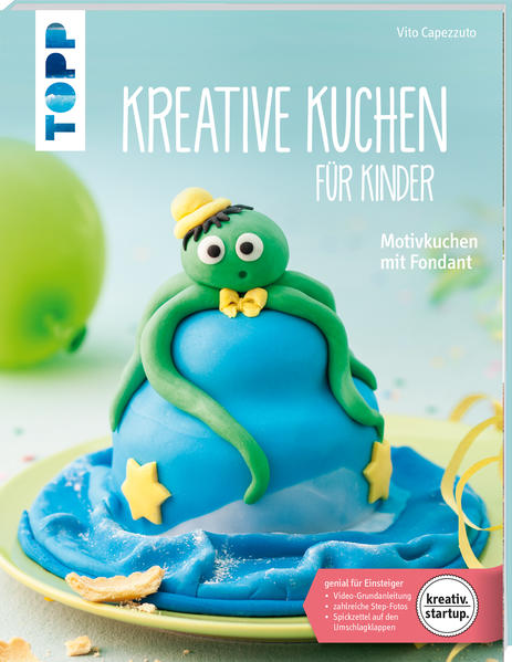 Marmorkuchen mit Schokoguss? Langweilig! Doch keine Angst, einzigartige Motivkuchen für Kindergeburtstag, Kindergartenfest und Co. lassen sich mit Fondant ganz leicht herstellen. Einfache Grundrezepte bilden die Grundlage, die Verzierungen werden mit der Zuckermasse auf den Kuchen gezaubert. Größere Kinder können sogar beim Backen helfen und das Teigrühren für die Mama übernehmen. Einzigartige Kuchen backen wird so zum Kinderspiel und der Geburtstagskuchen zum leckeren Highlight auf dem Geschenketisch.