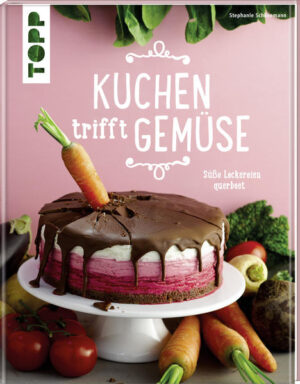 Saftig, süß und sagenhaft! Das beschreibt das Geschmackserlebnis, wenn Kuchen auf Gemüse trifft. In vier Farbkapiteln hat die Autorin Stephanie Schönemann, die auch Mitbegründerin der Pop Up Bakery in Stuttgart ist, ihre besten Gemüsekuchen-Rezepte zusammengestellt. Dabei bestechen Rote-Bete-Torte, Zucchini-Kekse und Kürbis-Muffins nicht nur durch den fantastischen Geschmack, sondern auch durch ihre einzigartige Optik. Ein Backbuch für alle Sinne!