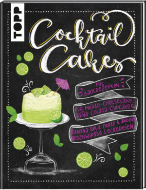 Was ist noch besser, als einen Cocktail zu trinken? Einen Cocktail Cake zu essen, natürlich! Fünf Foodblogger aus fünf verschiedenen Städten haben ihre Lieblings-Cocktails als Inspiration verwendet und wunderbar beschwipste Backrezepte für Kuchen, Torten, Cupcakes, Cake Pops und Desserts kreiert. Als Sahnehäubchen wurden alle Backwerke stimmungsvoll in den Lieblingsbars der Autoren fotografiert. Zu jedem Cocktail Cake gibt es außerdem das Rezept für den passenden Drink, liebevoll Illustriert von der Bloggerin und Handlettering-Künstlerin Gelbkariert.