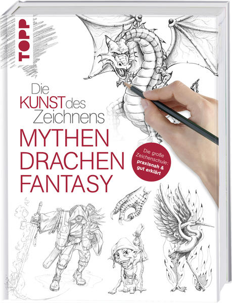 Die zahlreichen Arten und Darstellungen mytischer Wesen, Fantasy- Charaktere und Helden machen den großen Reiz dieses Buches aus. Ob Drachen, Hydra, Minotaur, Zyklop, Druide oder Krieger: mit ein wenig Übung entstehen Zeichnungen auf Papier. Dank einer ausführlichen Einleitung zu unterschiedlichen Zeichentechniken, detaillierten Erklärungen und Schritt- für- Schritt- Anleitungen lassen sich alle Motive einfach nachzeichnen.