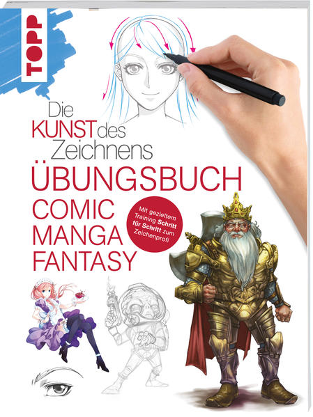 Dieses Übungsbuch verhilft schnell und sicher zum Erfolg so wird es spielend leicht, einzigartige Charaktere in verschiedenen Stilen aus dem ComicManga- , Fantasyund Science- Fiction- Genre zu zeichnen und zum Leben zu erwecken. Schritt- für- Schritt- Anleitungen demonstrieren den Weg von der Skizze bis zu fertigen Figur und ihrer farbigen Ausarbeitung. Ein eigener Abschnitt geht auf das Erstellen von Bildern am PC ein. 112 Seiten, 23,2 x 30,5 cm, Softcover