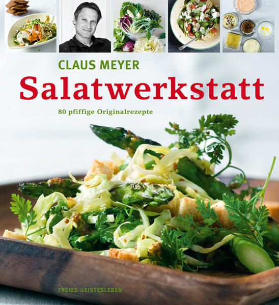 Als Fernsehkoch und Kochbuchautor ist Claus Meyer, dessen Restaurants in Kopenhagen mit zahlreichen Auszeichnungen (u.a. mit zwei Michelin-Sternen) bedacht wurden, in Skandinavien einem Millionenpublikum bekannt. In seiner Salatwerkstatt sind köstliche Kreationen entstanden, und seine 80 hier vorgestellten Rezepte geben eine Fülle von Anregungen für delikate Vorspeisen oder knackige Hauptgerichte.