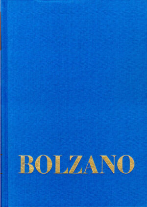 The lectures which Bernard Bolzano held from 1805 up to his dismissal in January of 1820 as a professor for Catholic religious education at the University of Prague in the context of the philosophical studies were published anonymously in 1834 in a four-volume edition with which Bolzano was very unhappy. As part of the collected works of Bolzano there is now for the first time a new critical edition of this work which includes the corrections and variants of a master copy authorized by Bolzano. The textbook is divided into three parts: In the first part Bolzano explains the concept of religion and other terms which are essential for his philosophy of religion and presents the most important theories of natural religion and rational religion, divided into “natural dogmatics” and “natural morality.” In the second part, Bolzano studies the miracles which serve as a confirmation of Catholic Christianity. In the third part, he describes the individual individual articles of faith of “Old Catholic dogmatics” and those of “Old Catholic morality.”