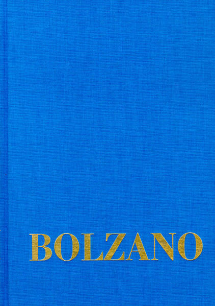 Im dritten Teil seines ›Lehrbuchs der Religionswissenschaft‹ behandelt Bolzano systematisch die Lehren des Katholizismus, wie er sie in den Jahren 1806 bis 1819 an der philosophischen Fakultät der Karl-Ferdinand-Universität in Prag vorgetragen hat. Die ganze Dogmatik gliedert er in katholische Theologie-oder die Lehre von Gott-und katholische Kosmologie-oder die Lehre von der Schöpfung