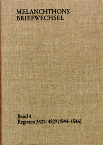 The correspondence provides insights into Melanchthon’s everyday life. His good relationship with Luther was able to withstand a final dramatic crisis. There was a real friendship between Melanchthon and J. Camerarius in Leipzig, V. Dietrich and H. Baumgartner in Nuremberg and also with the Protestant bishop Georg von Anhalt in Merseburg, while criticism of the territorial ruler was growing. The Diets of Speyer and Worms, the Council of Trent and the Schmalkaldic War were reflected in the developments.