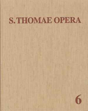 ›Sancti Thomae Aquinatis Opera Omnia‹ is the only complete edition of the works of St. Thomas Aquinas. The quality of the texts in these writings is excellent. Hundreds of these works were undoubtedly written by Thomas (1225-1274) himself. Added to these are 18 opuscules whose authenticity and origins have yet to be determined as well as 61 works by other authors which belonged to a Corpus Thomisticum, whether they were erroneously attributed to Thomas or whether they complemented the unfinished works that Thomas left behind.