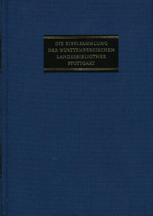 The three volumes in this set contain the editions of Bibles printed in the eras of orthodoxy, pietism and the Enlightenment. The forces at work in these eras are reflected in the forms of the Bibles. In the 16th century, the text was said to be firmly established. However the linguistic changes in German made it necessary to make serious changes in the biblical text. Entirely unlike the Reformation era, historical positivity and archival awareness resulted in a demand for the original text. This however was countered by the subjectivity of feelings and emotion. It was both of these forces which led to revisions and an abundance of new translations. The catalogue attempts to indicate the stages of revision and gives the literary and artistic additions. Apart from its use as a bibliography, this catalogue of the most sumptuous collection of German Bibles of that era provides a rough description of the way the Bible changed in changing temporal horizons.