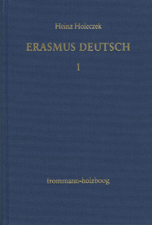 This volume deals with the most extensive and most sensational body of texts: the biblicistic works by Erasmus for analyzing biblical texts and interpreting the Scriptures for the Reformation as well as his appeals to read the Bible and his comments on the Reformation.