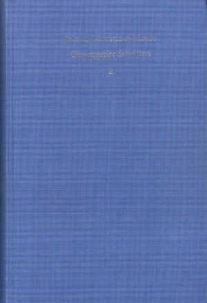 The second volume contains those works which document Andreae’s academic development at the University of Tübingen (›Vale Academiae Tubingensi‹, ›Mora Philologica‹), and his funeral sermons for his mother, brother and those friends who became especially important to him in the development of his unorthodox, satirical spirituality: Tobias Heß and Jonathan Wense. It was in this environment, on the fringes of the university, that the Rosicrucian writings were drafted. The collection was completed by the first extant spiritual allegory: ›De Christiani Cosmoxeni Genitura Judicium‹ (evaluation of the nativity of Christian Cosmoxenus), with which Andreae began the series of his philosophical-theological writings on reform. The volume documents the beginnings of the major Protestant reform movement on the eve of the Thirty Years‘ War.