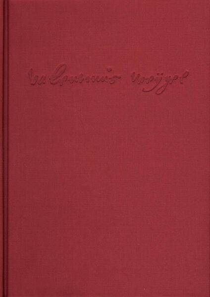 ›Der güldene Griff‹ vervollständigt die mit Band 3 begonnenen Schriften zur Erkenntnislehre, die damit erstmals in einer kritischen Ausgabe vorliegen. Der Text beruht auf einer neuentdeckten Handschrift, die teilweise von Weigel selbst geschrieben ist. Eine hier angehängte ›Disputation‹, worin Weigel die Grundsätze seiner Schrift verteidigt, gibt neue Aufschlüsse über seine erkenntnistheoretische Position.