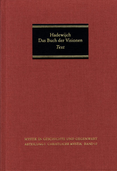 The visions of the Flemish mystic Hadewijch (13th century) provide some of the most significant literary and spiritual evidence of the Middle Ages. Using visually stunning images and with uncommon ruthlessness, Hadewijch describes the process of her mystical ascension. Her ‹Book of Visions‹ is being published here for the first time in a modern, scholarly German translation. The introduction explains the fundamental terms and the main ideas of the work. The book contains a comprehensive commentary which puts the visions into the context of the history of thought on the basis of extensive sources. The commentary is supplemented by separate explanations of the content and the language as well as a critical inspection of the literature on this work. It also contains a bibliography and indexes.