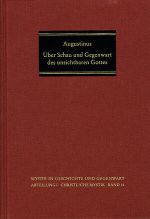 This is the first German translation of ‹Über die Gottesschau‹ (Of the Beatific Vision) by St. Augustine Augustinus, a translation which the editor Erich Naab presents along with the Latin text, annotates in the detailed introduction and puts into its historical context. The classification in the historical context is also the function of the ‹Erinnerungsschreiben‹ (A Letter of Instructions) to Fortunatianus, the text, translation and introduction of which are provided subsequently. The letter ‹Über die Gegenwart Gottes‹ (On the Presence of God) deals with a question which is based closely upon the study of the first text, which results in an in-depth view of the Augustine discussion. Since these texts are concealed in the extensive body of Augustine‹s letters, this volume is a reader-friendly student edition which sheds light on these issues. There is also an index of biblical passages and persons.