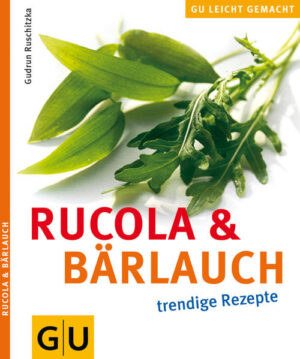 Baerlauch und Rucola - die Boten des Fruehlings sind der absolute Hit fuer Kraeuter- und Salatefans. Ihr wuerziger Duft und das fuer beide typische Aroma bringen aufregende Frische in die Kueche. Nicht nur Feinschmecker wissen, wie herrlich die beiden "Gruenen" auch als Gemuese, Pesto und Pizza- oder Quichebelag schmecken. Lust auf Neues? Dann ueberraschen Sie Ihre Gaeste mal mit Baerlauchwein.