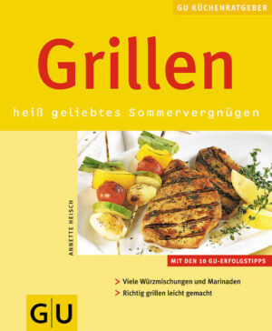 Sommerzeit ist fuer viele gleichbedeutend mit Grillzeit. Damit auch alles klappt gibt es Basiswissen über das gesunde Grillen, Brennmaterial, die verschiedenen Grills und deren Zubehöoe. Und das Wichtigste: viele neue Rezepte auch für Vegetarier.