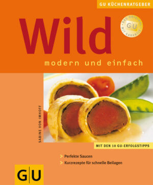 Lust auf „Wilde Sachen“? So erkennen Sie Qualitaet und bereiten jede Wildart auf ihre Weise koestlich und raffiniert zu. Die moderne Wildkueche lädt zu Rehmedaillons mit Walnusskruste, Wachtelbrueste auf Salat, Limetten-Wildente und Rehfilet in Basilikumpfannkuchen.