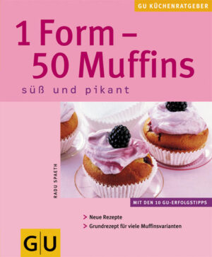 Die kleinen Törtchen sind der Dauerrenner, von dem man nie genug bekommen kann: Daher 50 neue Rezepte für süße und herzhafte Muffins in altbekannter und neuer Form, von Himbeer-Muffins über Pina-Colada-Muffins zu Birne-Gorgonzola-Muffins oder Wasabi- Muffins mit Forelle. Dazu wieder jede Menge Tipps für Dips, Beilagen und Verzierungen.