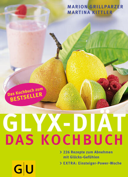 Langfristig und gesund abnehmen kann ganz einfach sein. Wer sich vorwiegend von Lebensmitteln mit niedrigem GLYX ernährt, verliert Gewicht und gewinnt Gesundheit und Leichtigkeit. Die GLYX-Diät verzichtet auf Kalorienzählen und strenge Regeln, sie ist vielmehr eine praxisfreundliche Anleitung zum Abnehmen mit Glücks-Gefühl. Das Kochbuch zum Bestseller "GLYX-Diät - Abnehmen mit Glücks-Gefühl" enthält 222 neue und unkomplizierte, figurfreundliche Rezepte. Genuss und Erfolg im Kampf gegen die Waage sind garantiert! Die Power-Woche für Einsteiger und die vielen Praxisinformationen zum Essen nach dem GLYX erleichtern die Umstellung der Ernährung.