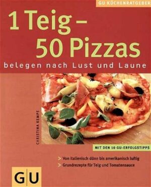 Welche Zutaten braucht ein perfekter Pizzateig? Nur Mehl, Hefe, Olivenöl, Salz, Wasser und ein bisschen Wärme und Zeit. Und diese wird genutzt für das Vorbereiten der Beläge für Pizza Calabrese, Siziliana, Quatro Stagioni oder auch mal American Style mit BBQ-Sauce und Hähnchenbrust, scharf mit marinierten Lammstreifen oder ganz leicht mit Spargel und Kräutern. Einfach ein runder Genuss!