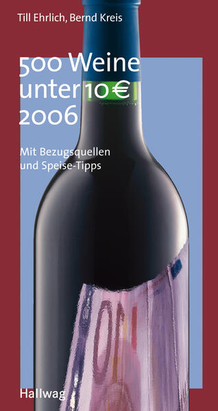 Der praktische Einkaufsführer "500 Weine unter 10 Euro" weist seit mehr als 5 Jahren den Weg durch das Dickicht des Weineinkaufs, wobei jedes Jahr neue Entdeckungen zu finden sind. Die 500 vorgestellten Weine aus Deutschland, Europa und Übersee erfüllen nicht nur strenge Qualitätsanforderungen, sie müssen sich zudem in einem Preisbereich von unter 10 Euro bewegen, um mit Bezugsquelle in den Einkaufsführer aufgenommen zu werden. Ein weiteres Extra in diesem Ratgeber sind die umfassenden Empfehlungen der Weine zu verschiedenen Speisen. Durch das handliche Format ist "500 Weine unter 10 Euro" ein Westentaschen-Begleiter für den qualitäts- und preisbewussten Weinfreund. Und dank der einfachen und klaren Bewertung findet jeder Leser ohne umständliche Punktebewertung leicht seinen Favoriten.
