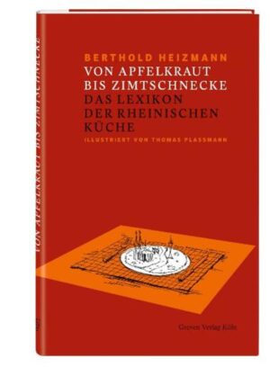 Das Lexikon der Rheinischen Küche. Jeder Köln-Tourist weiß, dass ein „halver Hahn“ ein Roggenbrötchen mit Käse ist und was sich hinter „Himmel und Äd“ oder dem „Rheinischen Sauerbraten“ verbirgt. Aber das ist noch lange nicht alles, was die rheinische Küche an Lebensmitteln, ihrer Aufbewahrung und Zubereitung zu bieten hat. Ob Apfelblümchen-Limonade oder Bergische Kaffeetafel, Döbbekochen oder Leineweber - über das Essen nehmen wir ein Stück kultureller Tradition auf. Namen, Traditionen und Zutaten erschließen einen eigenen Küchenkosmos, der über unseren Alltag und von unseren Festtagen erzählt. Mit zunehmender Globalisierung wächst die Sehnsucht nach lokaler Kultur, nach Heimat und regionaler Identität. „Das Lexikon der rheinischen Küche“ versammelt und erklärt nicht nur die inzwischen oft vergessenen Namen regionaler Speisen. Mit liebevollem Blick fürs Detail der Alltagskultur erläutert Berthold Heizmann auch die Bedeutung der dazugehörigen Bräuche und Lebensrealitäten. Augenzwinkernd ergänzen die Illustrationen von Thomas Plaßmann den Text. Gemeinsam erschließen sie uns Rheinländern und Zugezogenen die rheinische Küchen- und Lebenswelt.