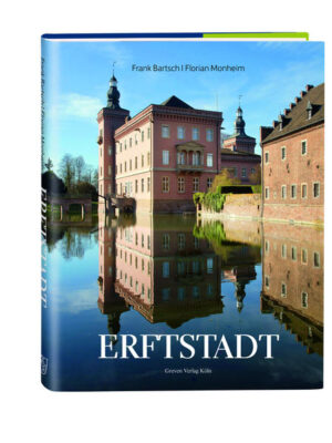 Die meisten kennen es nur vom Durchfahren: Erftstadt – eine vor rund 50 Jahren entstandene Kommune zwischen Köln und der Eifel. Wer vermutet schon, dass man hier 7000 Jahre Kulturgeschichte erleben kann? Keltische Gräber, römische Straßen, ein geheimnisvolles Taufbecken und das Gästehaus der Bonner Republik – all das bietet dieser vielleicht meistunterschätzte Landstrich des Rheinlands. Auf dem Gebiet der Architekturgeschichte lässt sich in Erftstadt die gesamte Bandbreite nachvollziehen – von der romanischen Dorfkirche über die prächtige Barockresidenz bis zum modernen Konzerthaus. Die Vielzahl von Burgen und Herrensitzen auf so kleinem Raum ist zudem unübertroffen. Zusammen mit Wäldern und Seen machen diese historischen Denkmäler Erftstadt zu einer Kulturlandschaft von europäischem Rang. Historiker Frank Bartsch und Architekturfotograf Florian Monheim dokumentieren dies zum ersten Mal eindrucksvoll für eine große Öffentlichkeit.