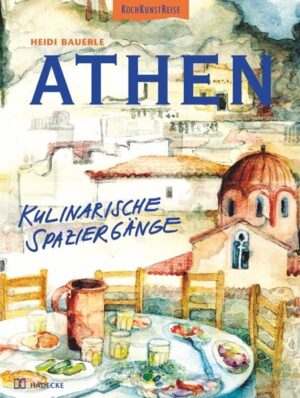 Kulinarische Spaziergänge und künstlerische Impressionen aus Athen. Heidi Bauerles zweite Heimat war Griechenland. Lange Jahre arbeitete sie als Innenarchitektin in Athen, lebte, malte, zeichnete und schrieb sie auf Santorin oder in ihrem Waiblinger Studio. Mit dem Zeichenblock und dem Notizbuch hat sie die malerische Altstadt Athens erkundet und nimmt den Besucher mit auf ihren Spaziergängen durch die Plaka, in kleine Tavernen mit rebenbewachsenen Innenhöfen oder in altbekannte Straßencafés („ein Athener Frühstück besteht aus einem Kaffee und einer druckwarmen Zeitung”). Mit Freunden, die sich in der griechischen Mythologie ebenso gut auskennen wie in griechischen Menükarten, probiert sie Häppchen und Hauptgerichte. Zwischen Ouzo und Retsina serviert sie dem Leser die vielen Köstlichkeiten Griechenlands (denn unter der Akropolis sind alle Spezialitäten des Landes zu finden) in Originalrezepten, die sie als Autorin mehrerer Kochbücher sachkundig und zum problemlosen Nachkochen aufgeschrieben hat. Und ganz nebenbei gibt sie zahlreiche Tipps für Einkehr- und Einkaufsmöglichkeiten in Athen. Ihre Bilder bezaubern, ihre Texte unterhalten und wecken die Lust, mit diesem Buch als kulinarischem Reiseführer die Plaka neu zu entdecken oder zuhause die Urlaubsgerichte nachzukochen.