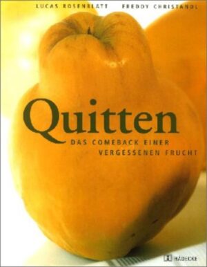 Der Duft des Herbstes Quitten - auf dem Markt türmen sie sich zu goldenen Bergen, zu Hause verbreiten sie ihr herbstliches Aroma. Nur, was tun mit den goldgelben, pelzigen Früchten, die sich für den Frischeverzehr nicht eignen? Lange in Vergessenheit geraten, feiert dieses äußerst vitamin- und ballaststoffreiche Kernobst ein Comeback der Genüsse. Schon die Titelseite macht neugierig auf ein einzigartiges Buch mit über 60 teilweise wenig bekannten Quitten-Rezepten, begleitet von 25 ganzseitigen Farbfotos, die einem das Wasser im Munde zusammenlaufen lassen! Ob als Vor-, Haupt-, Nachspeise oder vegetarisches Gericht, zu Fisch oder Fleisch, als Gebäck, Marmelade oder Eingemachtes, die Quitte bietet schier unerschöpfliche Möglichkeiten für herrliche Gerichte - und ist dazu noch äußerst gesund. Außerdem gibt es eine Menge interessanter Informationen über Botanik und Heilkunde, Herkunft und Geschichte. Themen über Einmachen und Vorratshaltung runden dieses gelungene Buch ab.