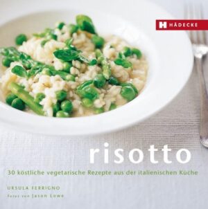 Risotto Variationen Köstlich im Geschmack, vollwertig und leicht in der Zubereitung ist Risotto die perfekte Lösung, für ein schnelles und unkompliziertes Essen, egal ob für die Familie oder einen entspannten Abend mit Freunden. In nur 20 Minuten ist ein leckerer Kürbis-Risotto oder die Variante mit dicken Bohnen und roten Zwiebeln oder mit vier Käsesorten fertig und kann voller Genuss gegessen werden. Ursula Ferrigno ist von Kindheit an mit der Zubereitung dieser Reisgerichte vertraut