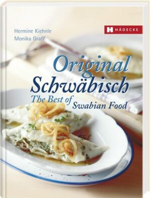 Von Spätzle, Wargele und Flädle Nicht nur Schwaben lieben schwäbische Spezialitäten! Auch über die Landes-grenzen hinaus möchten die Freunde bodenständiger Hausmannskost gerne wissen, wie „Linsen, Spätzle und Saiten“, „Maultaschen“ oder „Hefezopf“ original zubereitet werden. Was alles typisch schwäbisch ist und schmeckt, steht in dem Geschenkbuch „Original Schwäbisch“. Für alle Schwaben jenseits großen Wassers, die nie schwäbisch gelernt haben, bringt das Buch auch in englischer Sprache die Tradition echt schwäbischen Genießens näher, die Originalrezepte verraten alles, was Freunde von Trollinger und Zwiebelrostbraten an Information benötigen, um Spezialitäten und Lieblingsgerichte auch zuhause auf den Tisch zu bringen.