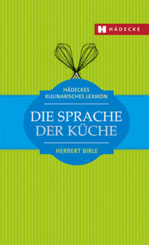 Aus dem Vorwort: „Die Vielzahl der historischen, ethnischen, soziologischen, anthropologischen und wortgeschichtlichen Komponenten unserer Esskultur bewirkt ein Tohuwabohu der Begriffe und ihrer Definitionen bis hin zum Chaos. Die Neigung vieler Köche, ihre Kreationen oft hinter exotischen Namen zu verstecken oder durch Anleihen aus dem Englischen, Französischen, Italienischen oder gar Chinesischen akustisch aufzupeppen ist der Entwirrung ebenso wenig dienlich wie das so oft bemühte „à la soundso“ oder „nach Art von“. Dieses Wirrsal der Vokabeln, die Bereicherung unserer Speisekammer mit Exoten unbekannten Namens und die Vielfalt und Buntheit fremdländischer Rezepte waren für den Autor reizvolle Herausforderung für den Versuch, etwas Ordnung im Chaos der Küchensprache zu schaffen. Dabei hat er sorgfältig darauf geachtet, dass die meisten der aufgeschriebenen Gerichte mit Grundkenntnissen im Kochen, mit ein wenig Löffelgefühl und Küchenfantasie nachgekocht werden können.“