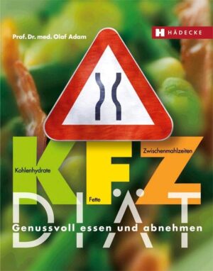 Beim Essen abnehmen! Prof. Dr. med. Olaf Adam stellt hier eine Reduktionskost vor, bei der erstmals die Grundlagen des Kohlenhydrat- und Fettstoffwechsel dazu genutzt werden, die Gewichtsabnahme zu erleichtern. Mit seinem Team führt er diese KFZ-Diät seit Jahren mit Erfolg an Übergewichtigen von 16 bis 76 Jahren durch. Das Prinzip ist einfach und eine neue Form der Trennkost: Durch Zufuhr der richtigen Nährstoffe zur rechten Zeit wird der Grundumsatz angehoben und der Körper auf Leistung programmiert. Man nimmt ab und fühlt sich gleichzeitig leistungsfähiger, frischer und fröhlicher. Kalorienzählen ist out. Man muss nur wissen, was Kohlenhydrate und Fette sind, wann man was genießen darf und wie man den Körper durch regelmäßige Zwischenmahlzeiten auf Touren hält. Auch ohne Vorkenntnisse erlernt man diese einfachen Regeln in kürzester Zeit, wie die Teilnehmer an Prof. Adams Kursen übereinstimmend bestätigen. Dieses Buch ist ein Grundkurs in Sachen Ernährung: Teil 1 vermittelt leicht verständlich, unterhaltsam und durch Abbildungen aufgelockert das Basiswissen. Teil 2 liefert leckere Rezepte für die Umsetzung in der Praxis, und ein Quiz hilft, das erworbene Wissen zu testen. Illustrationen von Volker Schächtele, Düsseldorf. Fotos von Chris Meier, BFF, Stuttgart. Rezept-Ideen von Monika Graff, Weil der Stadt, und Eva Gawron, München.