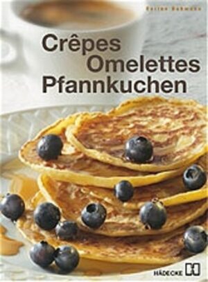 Gefüllt, gerollt oder zusammengefaltet, als französische Crêpes oder einheimische Pfannkuchen: die dünnen Eierkuchen sind immer der Hit! Mit zarten Crêpes, feinen Pfannkuchen und gehaltvollen Omelettes können Sie Familie und Gäste schnell und unkompliziert verwöhnen. Der Grundteig wird durch unterschiedliche Mehlsorten, Zugabe von Flocken, Samen, Kernen und Kräutern immer wieder variiert. Die fertig gebackenen "Eierkuchen" werden entweder klassisch mit Zimt und Zucker bestreut oder mit pikanten oder süßen Füllungen verfeinert. Je nach Saison schmecken die Füllungen immer wieder anders. Die Vielfalt und die schnelle Zubereitung machen Pfannkuchen, Crêpes und Omelettes ideal für den großen oder den kleinen Hunger, für den Alltag ebenso wie für besondere Anlässe.