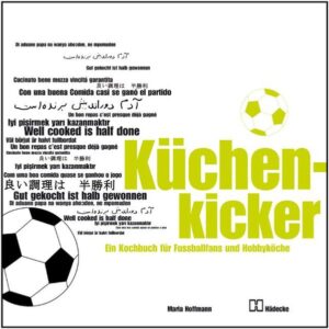 Elf Köche kochen für elf Nationen Dieses Buch ist eine kulinarische Reise durch die Nationen der Fußballwelt. Elf Köche kochen für elf Nationen, für die Sportler ihrer Mannschaft und für die Fans vorm Fernseher. Elf Spitzenköche haben für jedes Land ein Sportlermenü entwickelt und auch für die Fans gekocht. Einsatz ist nicht nur auf dem Rasen gefordert, sondern auch in der Küche. Und die beteiligten Köche waren in Bestform. Mit dem Kochen fängt es an. Wer nicht richtig isst, kann auch nicht gut Fußballspielen. Prof. Dr. troph. Michael Hamm, Ernährungswissenschaftler und Sporternährungsexperte von der Universität Hamburg, hat uns beraten und unterstützt. Reiner Calmund hat sich Gedanken zum Kochen und Kicken gemacht und uns ein Vorwort geschenkt. Lassen Sie sich entführen in die Küche der Nationen und genießen sie bei einem leckeren Essen eine wohlverdiente Partie Spitzenfußball. 'Auszug aus dem Vorwort von Maria Hoffmann' • Mit einem Vorwort von Reiner Calmund • Ernährungsmedizinische Beratung: Prof. Dr. Michael Hamm (Ernährungswissenschaftler und Dozent am Fachbereich Ökotrophologie der Hochschule für Angewandte Wissenschaften Hamburg, Schwerpunkt u.a. Sportlerernährung) • Für Fußballfans zwischen 8 und 80 • Das ideale Geschenk statt Blumen für den gemeinsamen Fußballabend