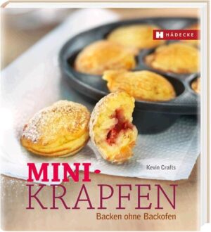 Der neue Trend für schnelles Fingerfood kommt aus Skandinavien: Backen ohne Backofen - runde, süße und pikante Mini-Krapfen ohne Fettbad, dafür mit Füllung! Mini-Krapfen ist das erste deutschsprachige Buch zur speziellen Muldenpfanne! Das Besondere an den Mini-Krapfen in diesem Buch ist, dass sie nicht im Öl frittiert, sondern in einer speziellen Pfanne auf dem Herd „gebacken“ werden. Abgesehen von dieser Spezialpfanne (erhältlich in gut sortierten Haushaltswarengeschäften oder online) benötigt man keine besonderen Utensilien oder Zutaten. Die Technik, die ohne Backofen und ohne Fettbad auskommt, ist einfach zu erlernen, die Zubereitung des Teigs und das „Backen“ selbst sind unkompliziert und werden Schritt-für-Schritt dargestellt. Die Mini-Krapfen aus der speziellen Pfanne sind in wenigen Minuten zubereitet und schmecken einfach fantastisch. Ob pikant oder süß, mit Fruchtmus, Schokoladecreme oder Füllungen mit Gemüse, Käse, Fleisch und Pesto - die kleinen Krapfen und Berliner sind der Hit für Schleckermäuler und alle Cupcake- und Muffin-Fans!